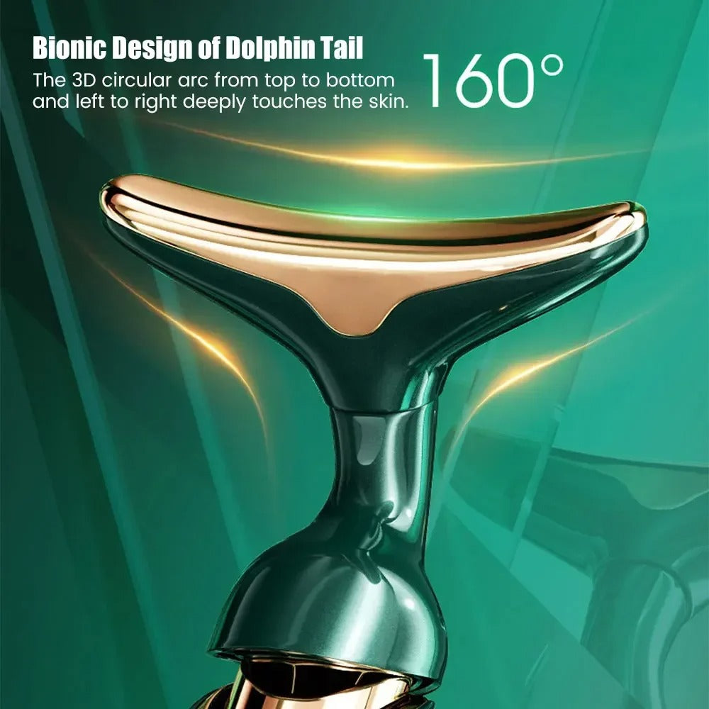 Appareil de Massage Visage 3 en 1 – Anti-Rides & Soin Yeux/Cou