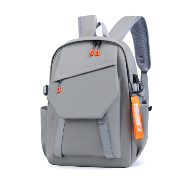Sac à Dos Urbain Style Décontracté Tissue Imperméable Gris