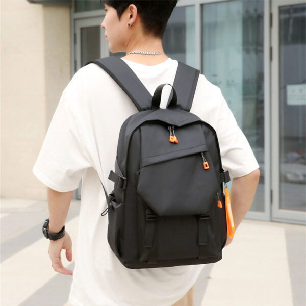Sac à Dos Urbain Style Décontracté Tissue Imperméable Noir