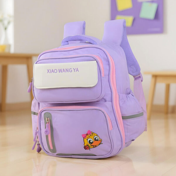 Sac à Dos Scolaire pour Enfants (Mauve)