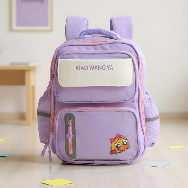 Sac à Dos Scolaire pour Enfants (Mauve)