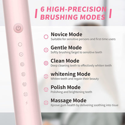 Brosse à Dents Électrique Sonic X3 – 6 Modes