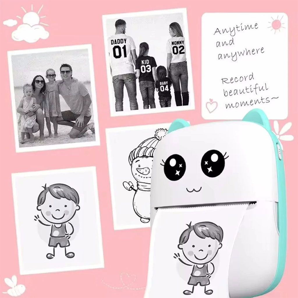 Mini Imprimante Bluetooth Portable