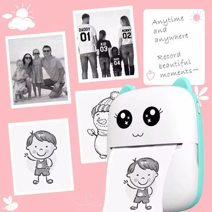 Mini Imprimante Bluetooth Portable