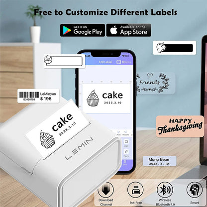 Mini Imprimante – Spéciale Étiquettes & Codes-Barres