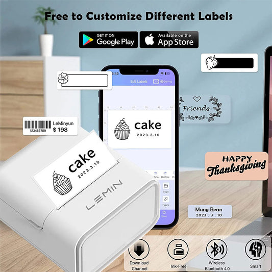 Mini Imprimante – Spéciale Étiquettes & Codes-Barres