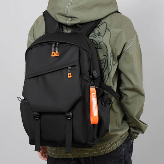 Sac à Dos Urbain Style Décontracté Tissue Imperméable Noir